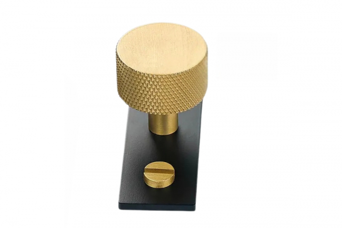 Buton mobila HK0950 30 mm, alama + sild negru [3]