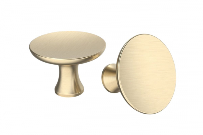 Buton mobila LOTUS 50x25 mm, brushed gold [2]