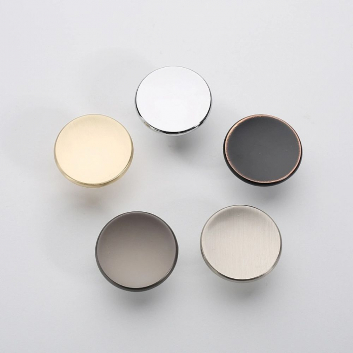 Buton mobila ROUND 39x20 mm, brushed gold [2]