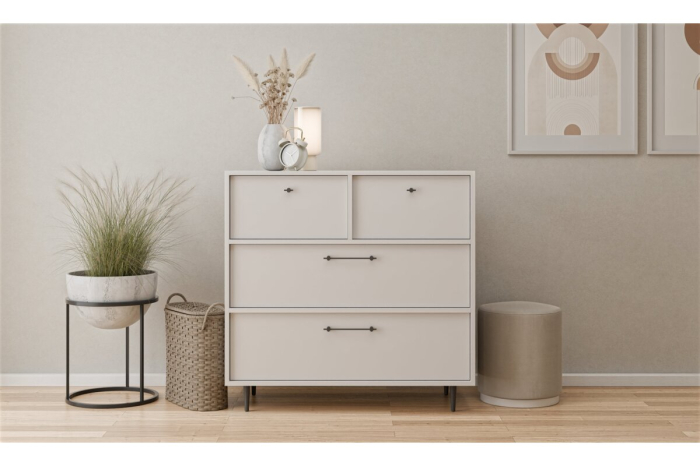 Buton mobila STRAW, 40x25 mm, Al, negru mat [4]