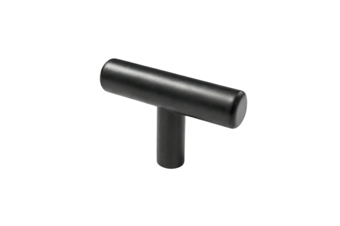 Buton mobila T RELING, 50x32 mm, negru mat [2]