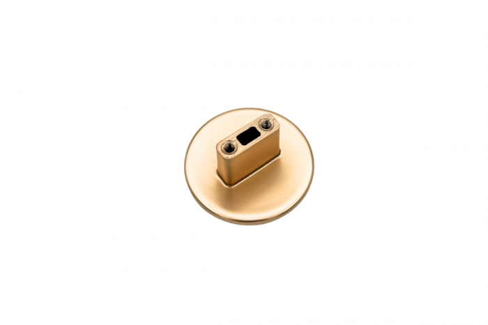 Buton mobila TORINO 50x25 mm, brushed gold [4]