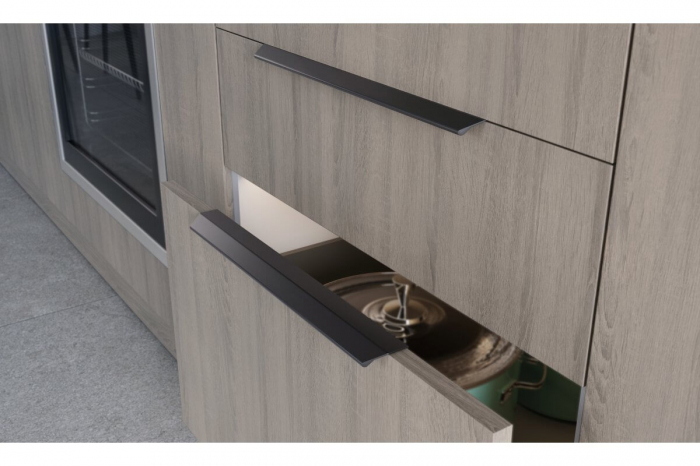 Maner mobila TREX CROSS 1200 mm, negru mat [3]