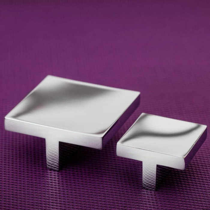 Buton mobila UZ-60 60x60 mm, cromat [2]