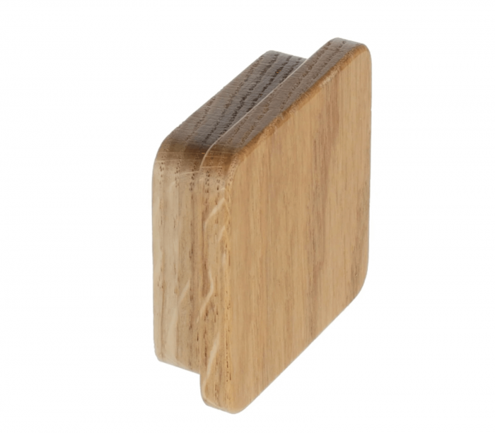 Buton mobila XT11 60x60 mm, stejar natural lacuit [2]
