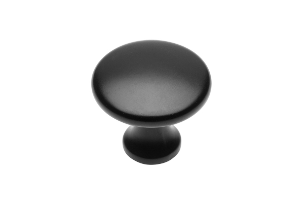 Buton mobila UDINE 29x25 mm, negru mat [1]