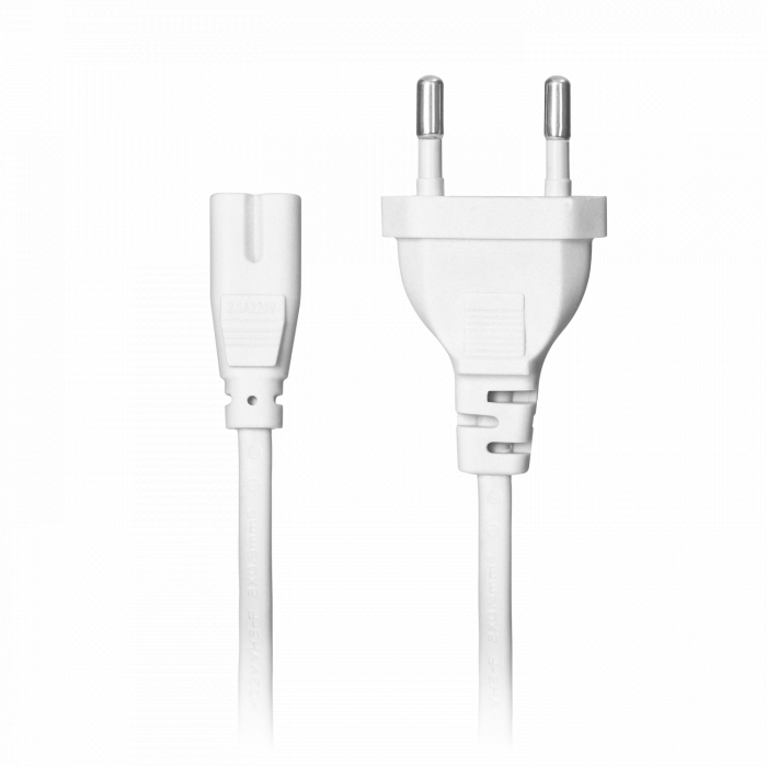 Cablu alimentare ASTAR 100 cm, alb [2]