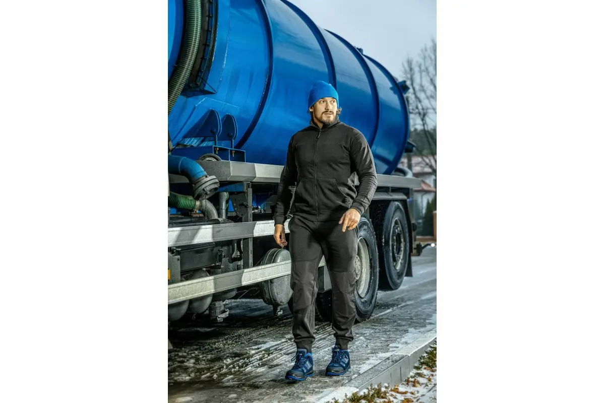 Caciula tricotata ENZ, albastra [4]