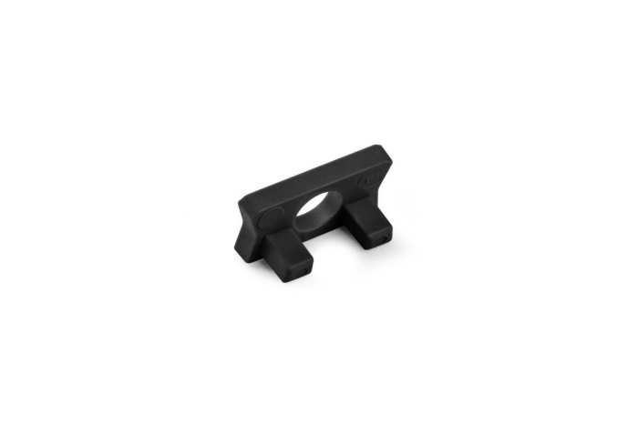 Capac cu orificiu profil MINI aplicat, negru (10 buc) [2]