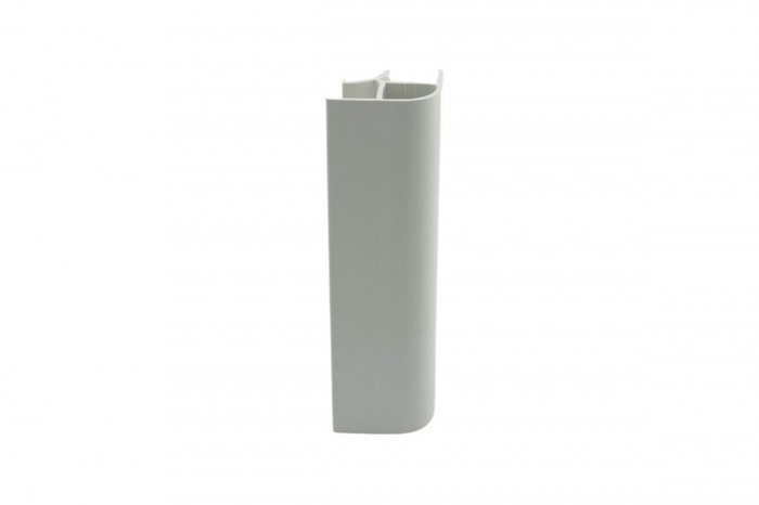 Coltar fix 90° plinta H150 mm, alb mat [1]