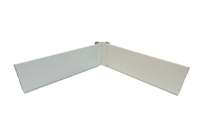 Coltar flexibil plinta H150 mm, alb mat [2]
