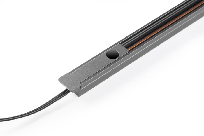 Conector alimentare sina TRACKO cu intrerupator touch, 24V, 3A, cablu 1.5 m, antracit [4]