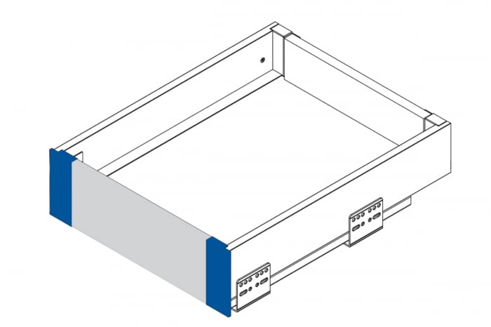 Conector front sertar interior AxisPro H120 mm, alb [2]