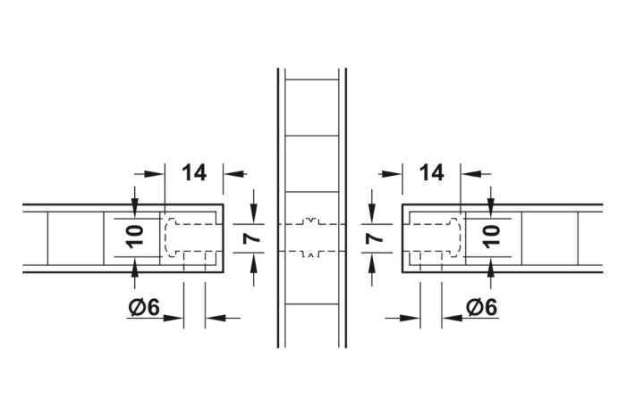 Conector Lamello Clamex P-14/10 Medius [4]