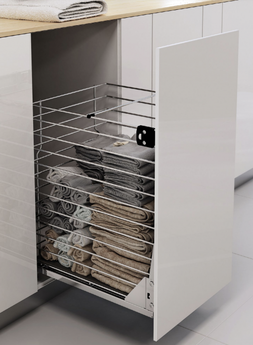 Cos jolly 300 mm UNIVERSAL Multi Line, soft-close, extragere totala, antracit [3]
