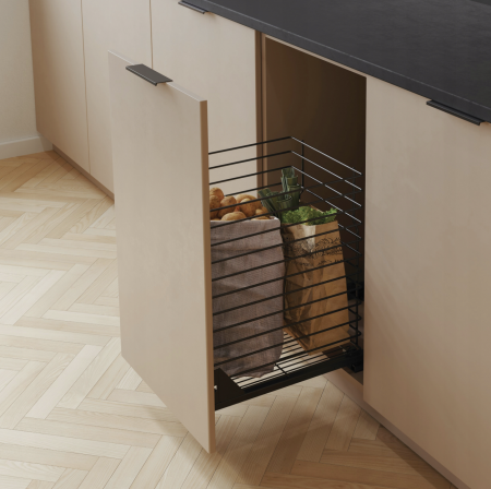 Cos jolly 300 mm VARIANT Multi Line, soft-close, extragere totala, antracit [2]