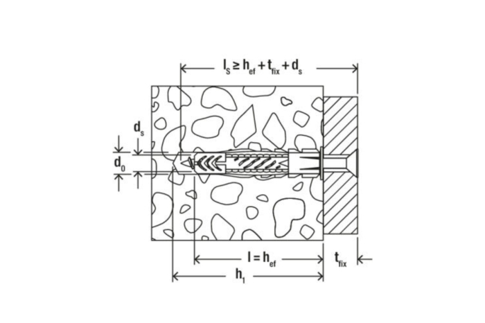Diblu universal UX 10x60 mm R K NV - 6 buc [6]
