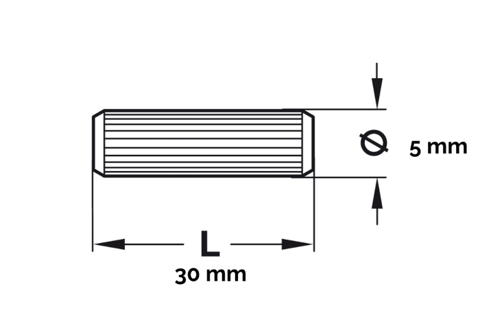 Dibluri (cepuri) lemn 5x30 mm, fag, 1 kg [2]