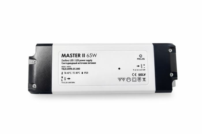 Transformator banda LED MASTER II 12V, 65W, IP20 [2]