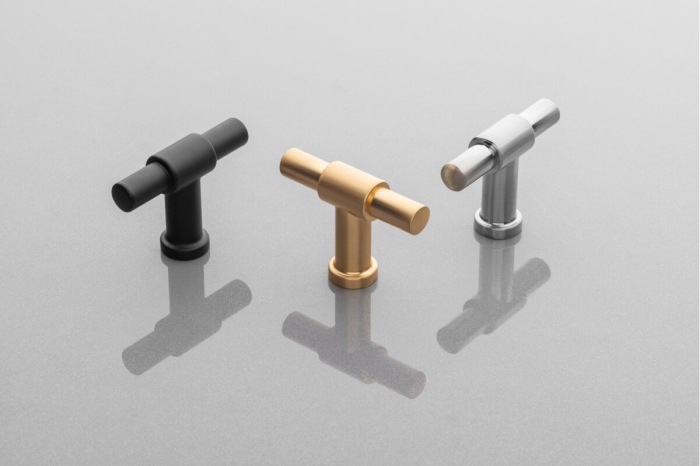 Buton mobila LAVI, 56x40 mm, ZnAl, auriu periat [2]