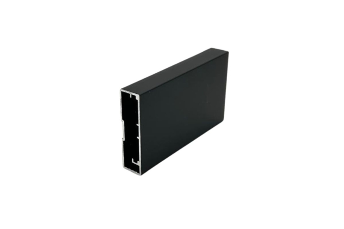 Profil H02 pentru imbinare rama S02, 14x50 mm, 3 m, negru mat [2]