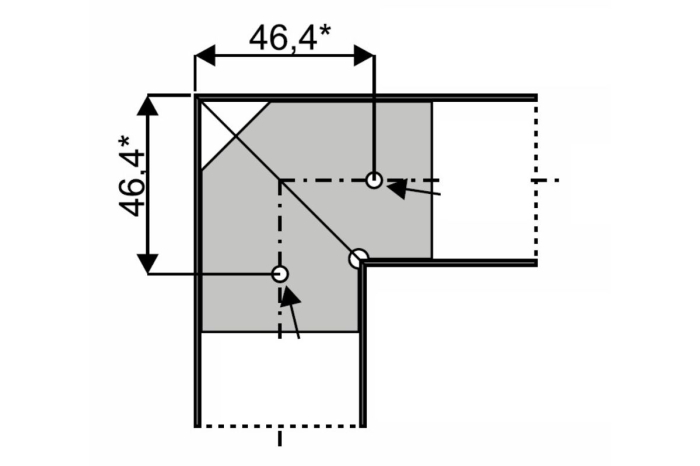 Coltar imbinare profil (rama) aluminiu S02 [2]