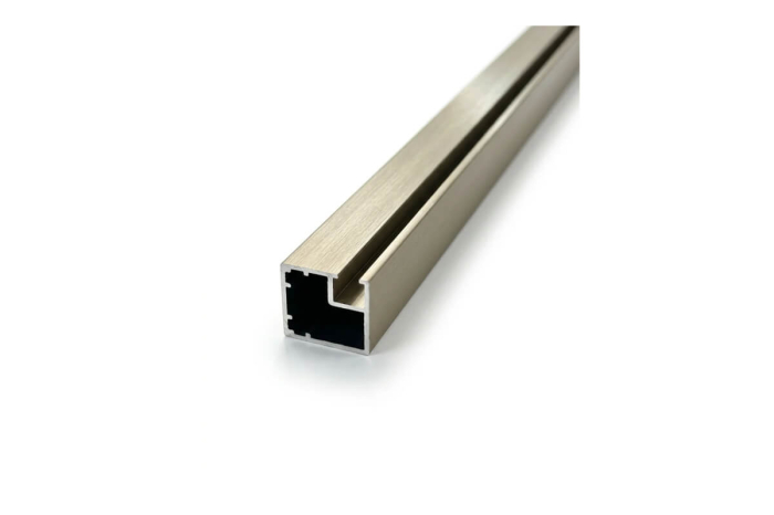 Profil (rama) aluminiu S01 NEW usa sticla, 4 m, sampanie [2]