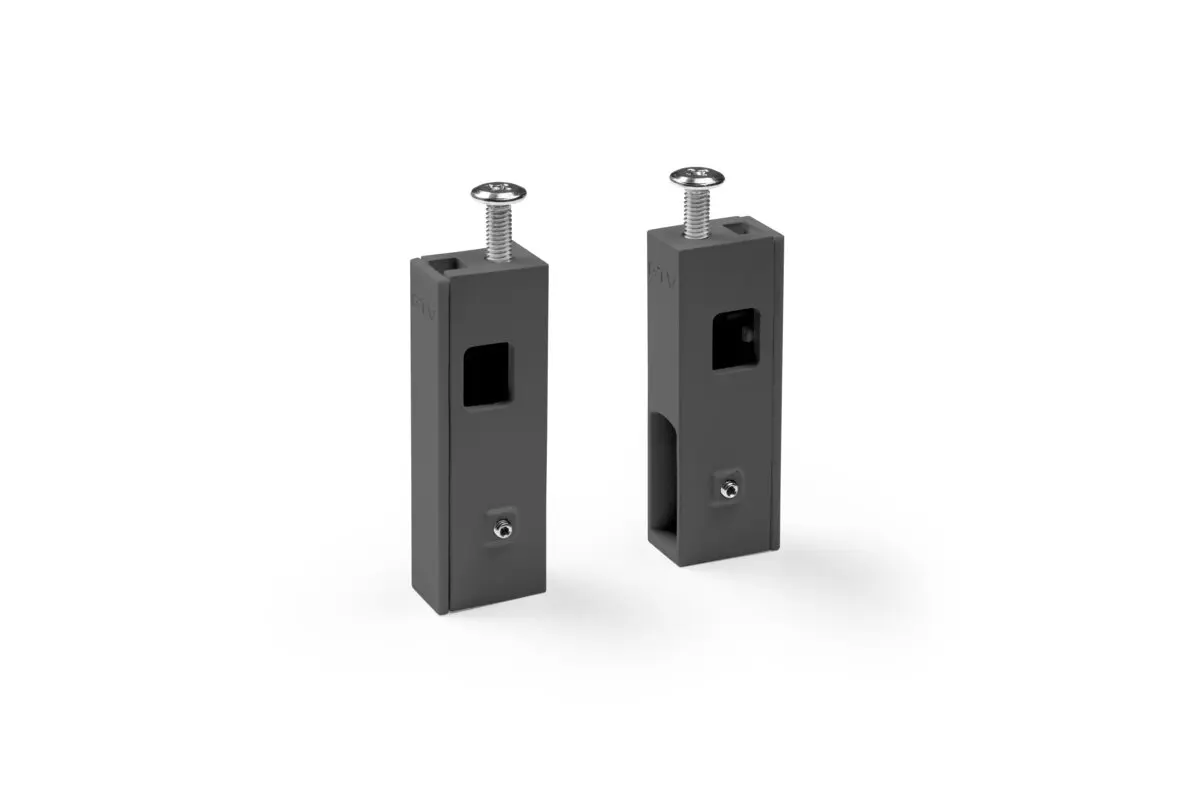 Suport lateral bara haine DUO, suspendat, set 2 buc, antracit [2]