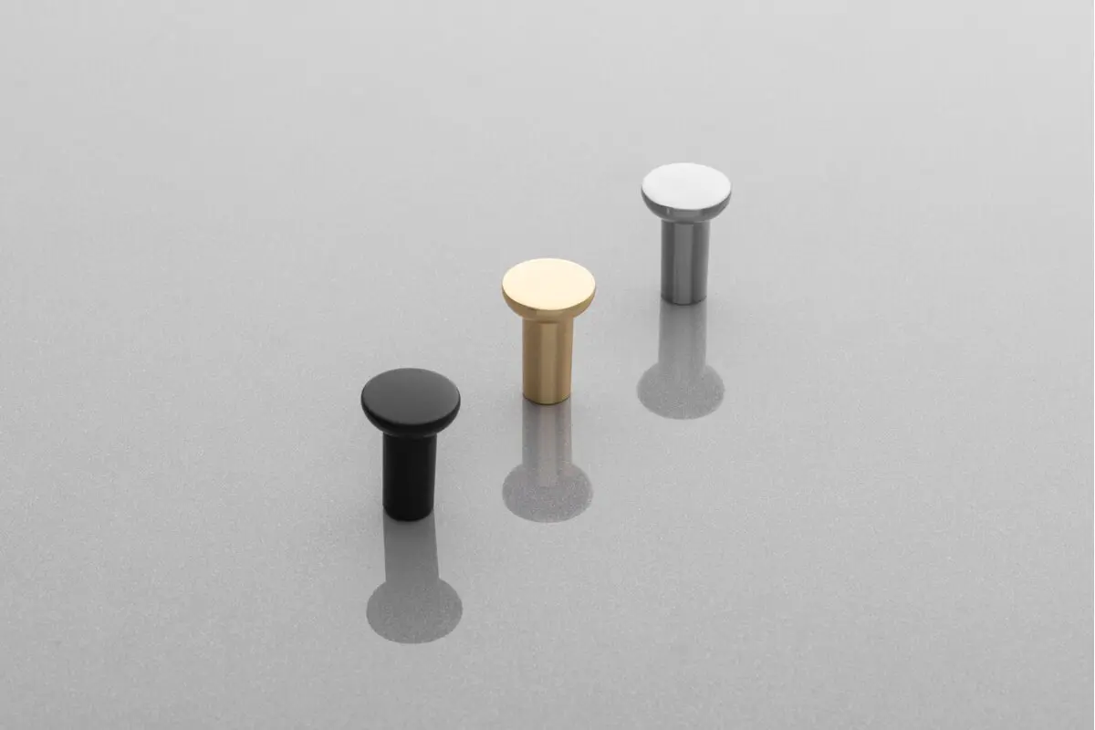 Buton mobila PETIT, 17x25 mm, ZnAl, brushed gold [3]