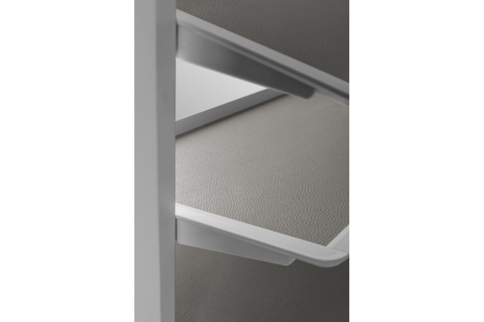 Suport pantofi rotativ ELITE, 10 rafturi, H1610-1760 mm, soft-close, alb [7]