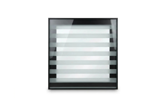 Rama S02 NEW, max. 2500x500 mm, sticla 4 mm, negru mat [2]