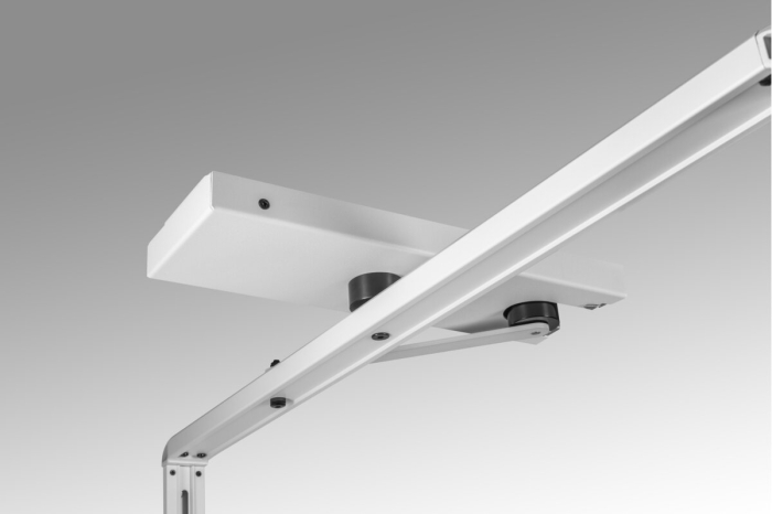 Suport pantofi rotativ ELITE, 10 rafturi, H1610-1760 mm, soft-close, alb [9]