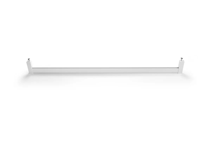 Bara haine DUO, canal LED, suporti laterali inclusi, L=3 m, alb mat [2]