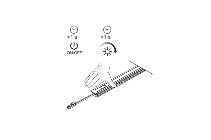 Senzor de proximitate profil LED VELA, 12V, max. 30W, cablu 2 m [5]