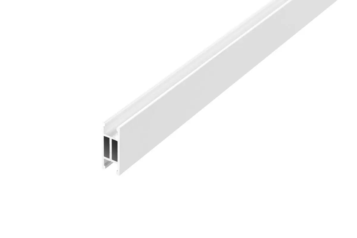 Bara haine DUO, canal LED, suporti laterali inclusi, L=3 m, alb mat [4]