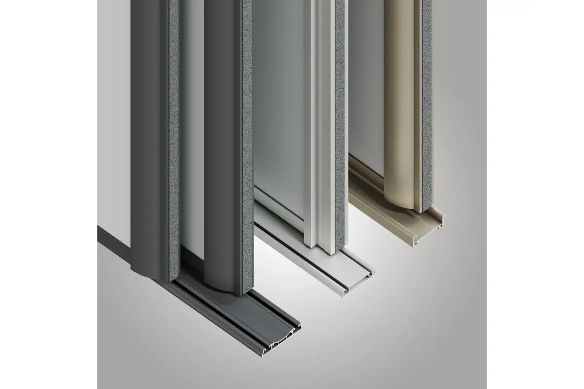 Profil maner NOVO S 2.7 m, pal 16/18 mm, sticla 4 mm, negru mat [3]