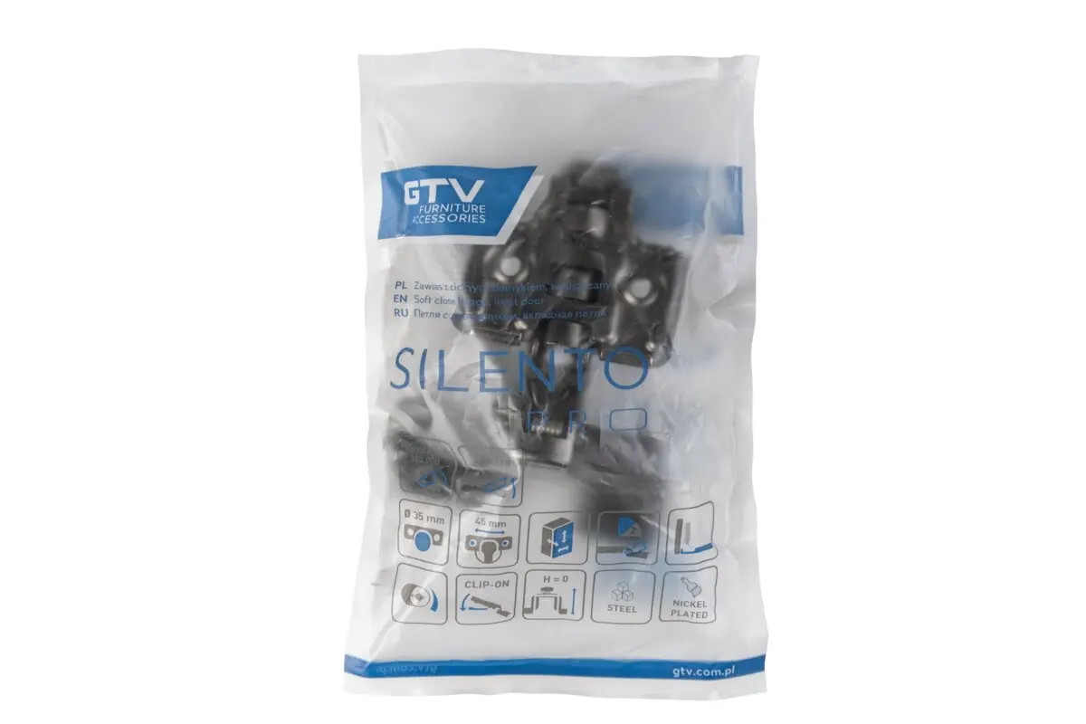Balama incadrata Silento Pro, soft-close, placuta H=0, 3D, neagra [4]
