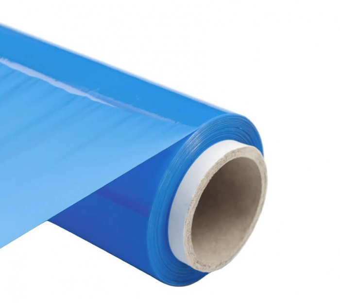 Folie stretch aplicare manuala 500 mm x 23 my, 1.5 kg, albastra [2]