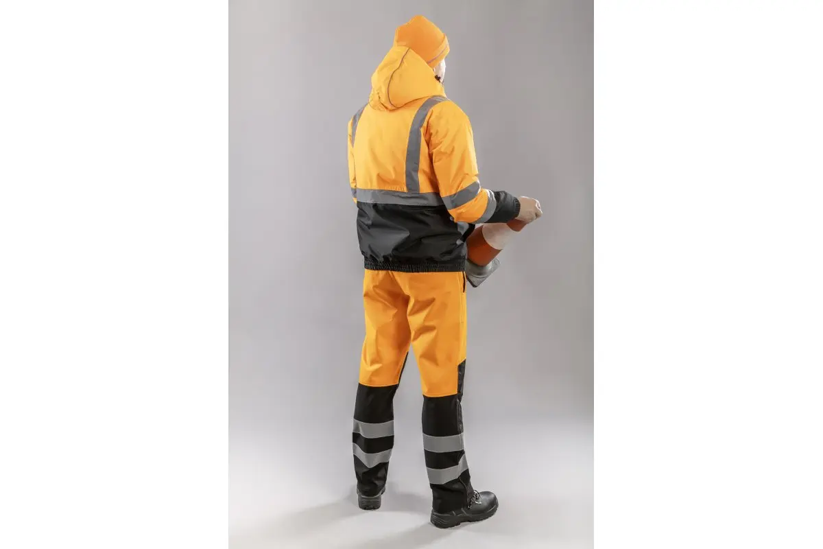 Geaca impermeabila OKER, orange, L [5]