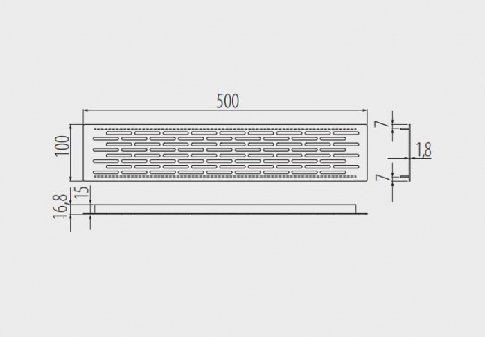 Grila ventilatie inox [2]