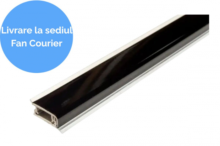 Inaltator blat rectangular 4 m, negru mat [1]