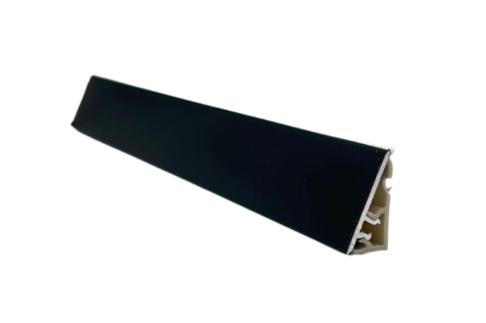 Inaltator blat triunghiular SLIM 24x11 mm, 4 m, negru mat [5]