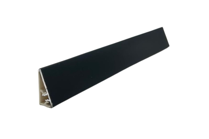 Inaltator blat triunghiular SLIM 24x11 mm, 4 m, negru mat [3]