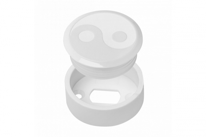 Intrerupator cu touch CCT pentru banda led, wireless, dimabil, alb mat [2]