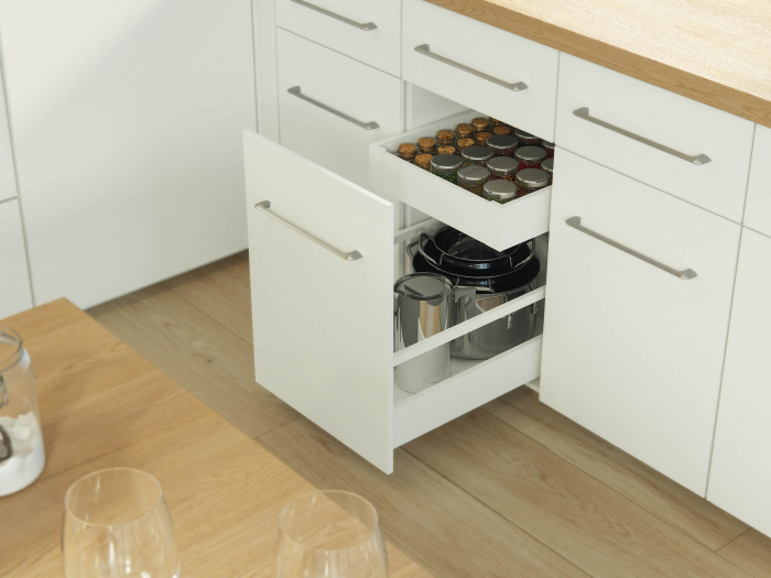 Kit sertar interior AxisPro H86 mm, alb [2]