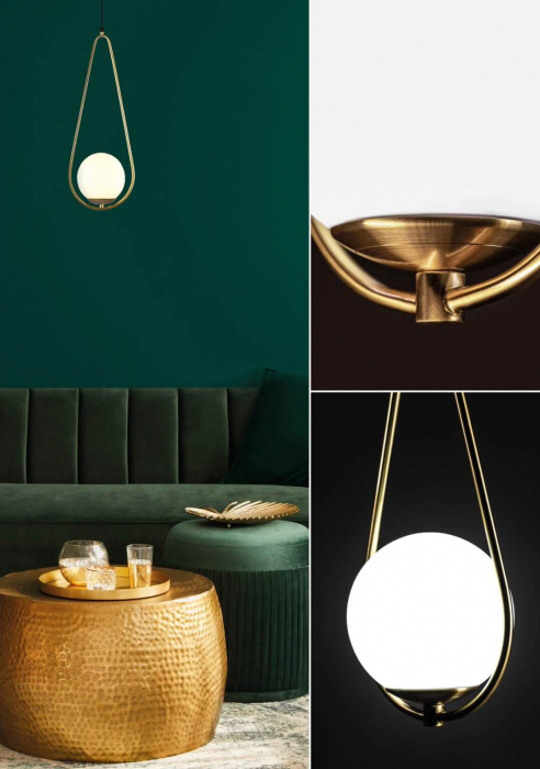 Lustra CIKLOP 20 cm, E27, gold [5]