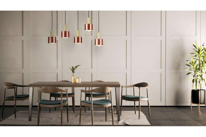 Lustra SELVIA 12 cm, 40W, 1xE27, gold [2]