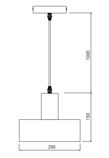 Lustra SELVIA 20 cm, 1xE27, 40W, gold [2]