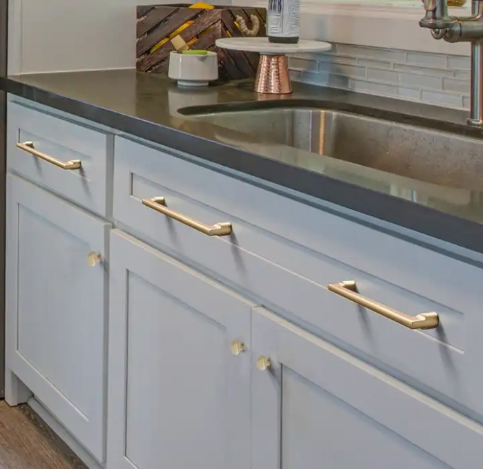 Maner mobila 3703 128 mm, auriu [5]