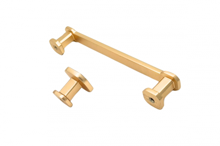 Maner mobila BERLIN 128 mm, brushed gold [7]